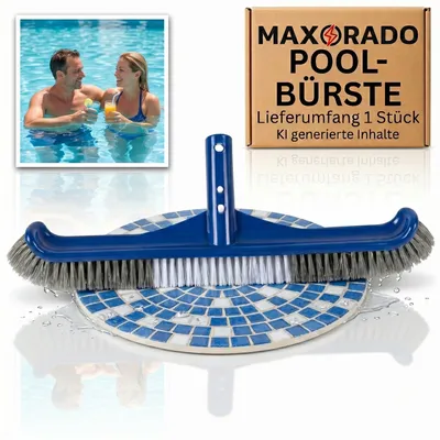 Produktbild von Elzusha - Bürstenaufsatz für Pool, geeignet für Böden und Wände, mit komfortablem Griff