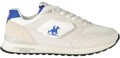 Produktbild von Herren Sportschuh Weiß mit Blauen Details & Herausnehmbarem Fußbett
