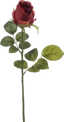 Produktbild von artplants.de Kunstblume Rose DIXLEN, rot, 70cm - Künstliche Rosenblüte
