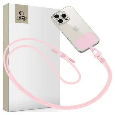 Immagine prodotto di Tech-Protect C5S Cinghia a tracolla in corda rosa baby