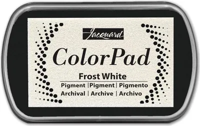 Imagen del producto de Tinta para sellos Jacquard Frost White Pigment para manualidades y pintura