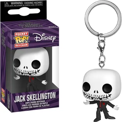 Produktbild von Disney The Nightmare Before Christmas - Jack Skellington - Schlüsselanhänger Funko Pocket POP! Keychain