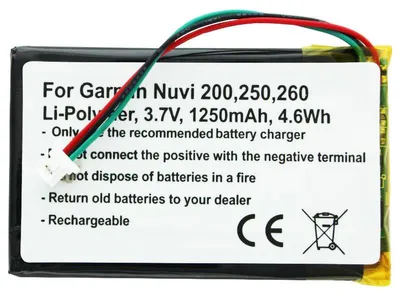 Image de Batterie compatible avec Garmin Nuvi 200, Nüvi 361-00019-11