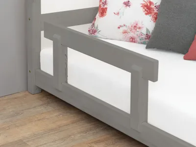 Produktbild von Kinderbettgitter TRUSTY - Massivholz - grau