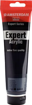 Productafbeelding van Amsterdam Expert Acrylverf in tube, 150 ml - Oxidatiezwart 735