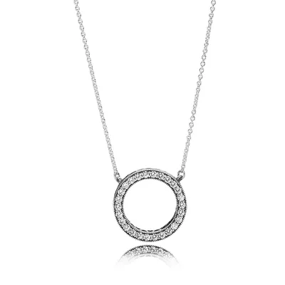 Obrázok produktu pre Pandora Trblietavý kruhový náhrdelník 590514CZ-45 Dámsky náhrdelník