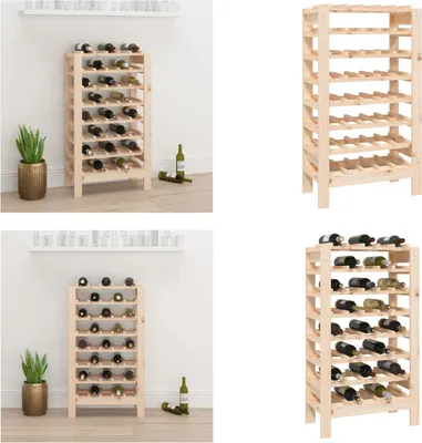 Immagine prodotto di vidaXL Portabottiglie da vino 61,5x30x107,5 cm in legno di pino massiccio - Portabottiglie da vino - Portabottiglie da vino - Portabottiglie da vino