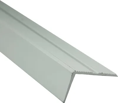 Produktbild von Alu L-Profil Treppe Fliesenschiene Laminat matt L300cm B40mm silber