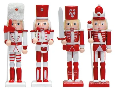 Obrázok produktu pre Ozdoba "Nutcracker", 4 kusy, 18 cm, M18406