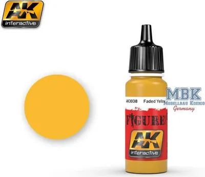 Obrázok produktu pre AK Interactive S.L. AK-3038 Vyblednutá žltá