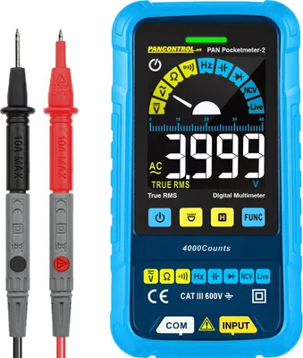 Image de Multimètre De Poche Pan Pocketmeter-2 Cat Iii 600 V