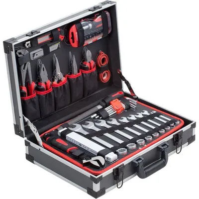 Produktbild von Werkzeugkoffer, 131 Teile - MEISTER - Aluminium