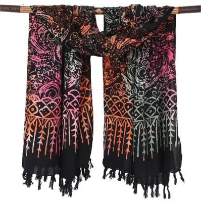 Produktbild von Bali Sarong, Wandtuch, Wickelrock, Sarongkleid - Modell 13, Uni, Viskose, 160*110 cm, Sarongs & Tücher
