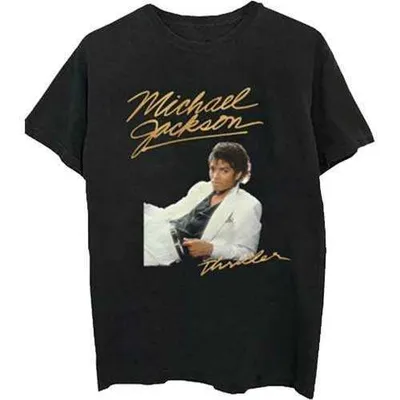Immagine prodotto di Michael Jackson Thriller Bianco Nero M T-shirt