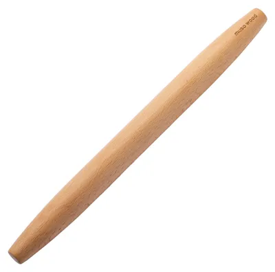 Image de Rouleau à pâtisserie en bois de hêtre, longueur 44,5 cm, pour la pâtisserie