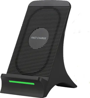 Produktbild von QI Fast Wireless Charging Kompatibel für S8, S8+, S7, S7 EDGE, NOTE5, S6 EDGE+ Schwarz
