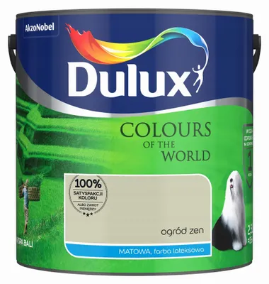 Produktbild von Latexfarbe Innen für Wand & Decke matt, waschbeständig, Farbton Ogród Zen, 2,5L