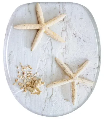 Imagen del producto de SANILO® Asiento de inodoro "Estrella de mar", tapas de inodoro directamente del fabricante, tapa de inodoro, asiento de inodoro, tapa de váter, asiento de váter, tapa de váter