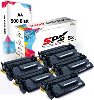 Produktbild von Druckerpapier A4 + 5x Multipack Set Kompatibel für Canon i-SENSYS LBP-312 dn (0452C002/41) Toner Schwarz