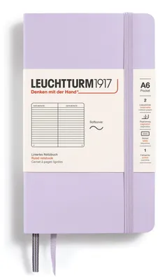 Produktbild von LEUCHTTURM1917 Notizbuch Pocket A6, Softcover, Lilac, Liniert