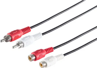 Produktbild von 2 Cinchstecker/ 2 Cinchkupplung, 10,0m