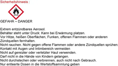 Safety instructions and hazard symbols for a product.