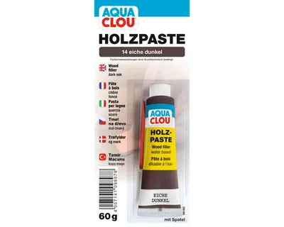 Produktbild von Clou Holzpaste eiche dunkel 60 g