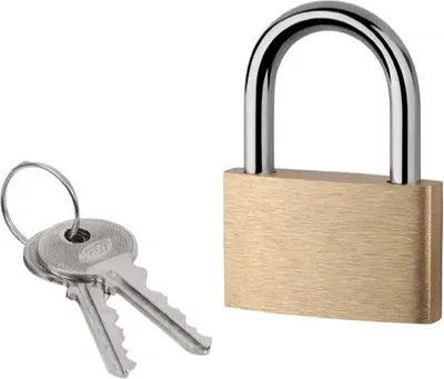 Zdjęcie produktu dla LOB Kłódka bębenkowa zatrzaskowa mosiężna KD20-B1-00 5905452680204