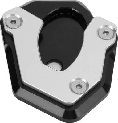 Zdjęcie produktu dla Podpórka motocyklowa, powiększona płyta, stop aluminium, zamiennik do Z650 Z900 2017-2019, czarna
