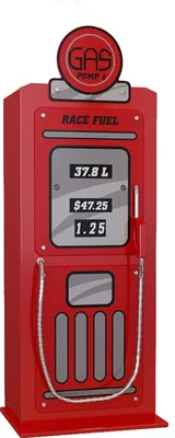 Produktbild von Wäscheschrank >Autobett< in Rot aus MDF - 50x141x40cm (BxHxT)