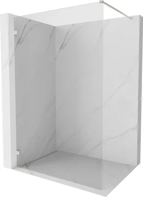 Obrázek produktu pro Mexen Lunar, sprchová stěna Walk-in levá 90 x 200 cm, transparentní 8 mm, kartáčovaný nikl - 830-090-000-97-00-L