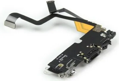 Produktbild von Pulled Original Ladebuchse Mikrofon USB Dock Connector Schwarz für iPhone 14 Pro & Werkzeug