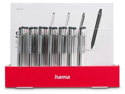 Produktbild von Hama Mini, Tablet, Universal, Anthrazit, Grau, Roségold, Silber, Kapazitiv, Schwarz, Kunststoff