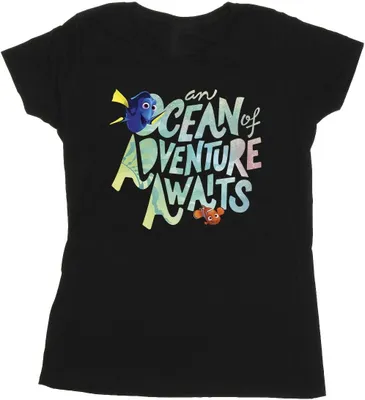 Produktbild von Disney - "Finding Dory Ocean Of Adventure" T-Shirt für Damen BI20189 (XL) (Schwarz)