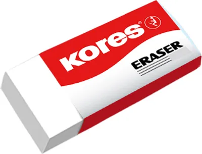Produktbild von Kores RG40201, Polyvinylchlorid (PVC), Weiß, Erwachsene & Kinder, 60 mm, 21 mm, 10 mm
