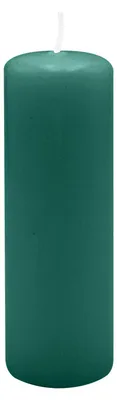 Produktbild von Stumpenkerzen 200 x Ø 40 mm, Dunkelgrün, 4 Stück