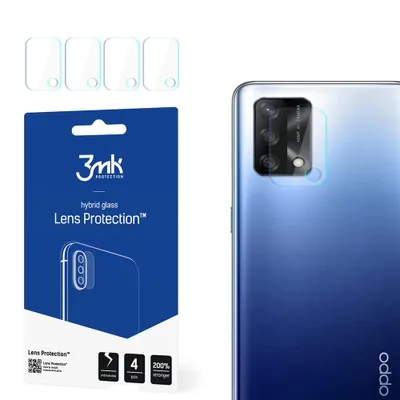 Produktbild von 3mk Hybridglas Lens Protection für Oppo F19 Kamera Objektiv Kameralinse 0,16mm 6H (4 Stück)