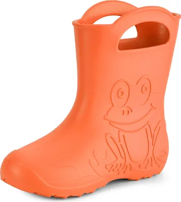 Produktbild von Ladeheid Damen federleichte Eva Gummistiefel Regenschuhe LA-CA-09 (Orange (151c), 38/39 EU)