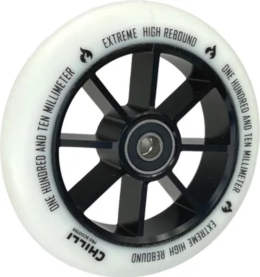 Produktbild von Chilli Pro Stunt-Scooter Spoked Base Rolle 110mm Schwarz/PU Weiß