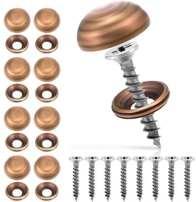 Produktbild von Schrauben für Möbel, Türen und Wandbekleidung - Set aus 8, selbstschraubend für Metall