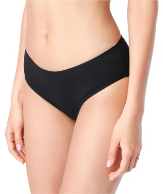 Image de Bellivalini - Sous-vêtements pour femmes - Culotte en coton lisse BLV50-201 (Noir, taille S)