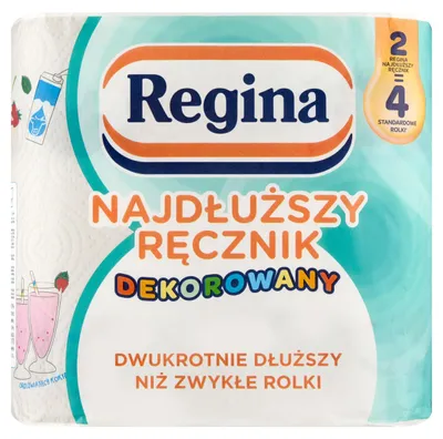 Produktbild von Regina Küchenrolle Dekorierte 129 Blätter 2 Rollen