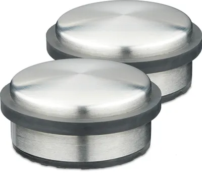 Produktbild von relaxdays Türstopper Edelstahl 2er Set