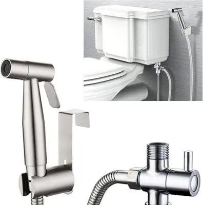Zdjęcie produktu dla Bidet słuchawka prysznicowa głowica prysznicowa stal nierdzewna 304 mosiądz do armatury bidetowej WC