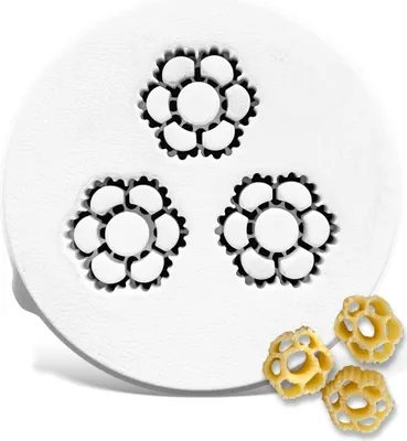 Produktbild von MY PASTA - Blumen 3er-Set -  Matrize Nudelform für Nudelmaschinen geeignet für Philips Pastamaker Avance Nudelmaschine