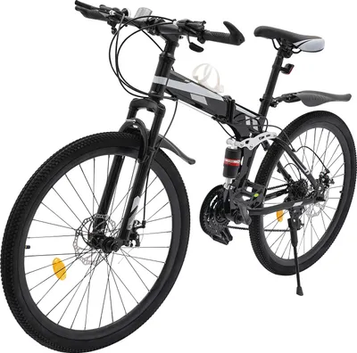 Produktbild von Erwachsene Fahrrad 26" Mountainbikes MTB Federgabel Klappfahrräd 21 Gang Unisex