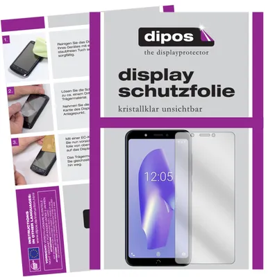Produktbild von 2x Schutzfolie für BQ Aquaris C klar Displayschutzfolie Folie Display Schutz