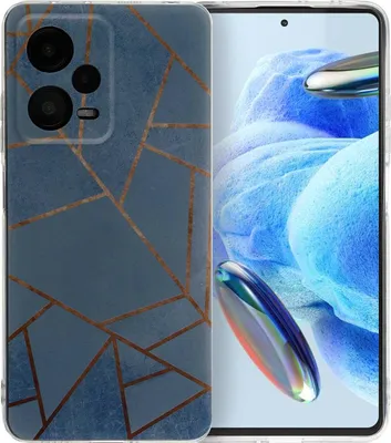 Productafbeelding van imoshion Design hoesje voor de Xiaomi Redmi Note 12 Pro (5G) - Blue Graphic