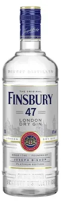 Produktbild von Finsbury Platinum London Dry Gin 47% Vol. 0.7L