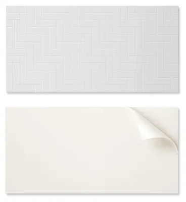 Produktbild von Selbstklebende bedruckte Platte - Ideal für die Küche, 120 x 60 cm, Fischgrätmuster